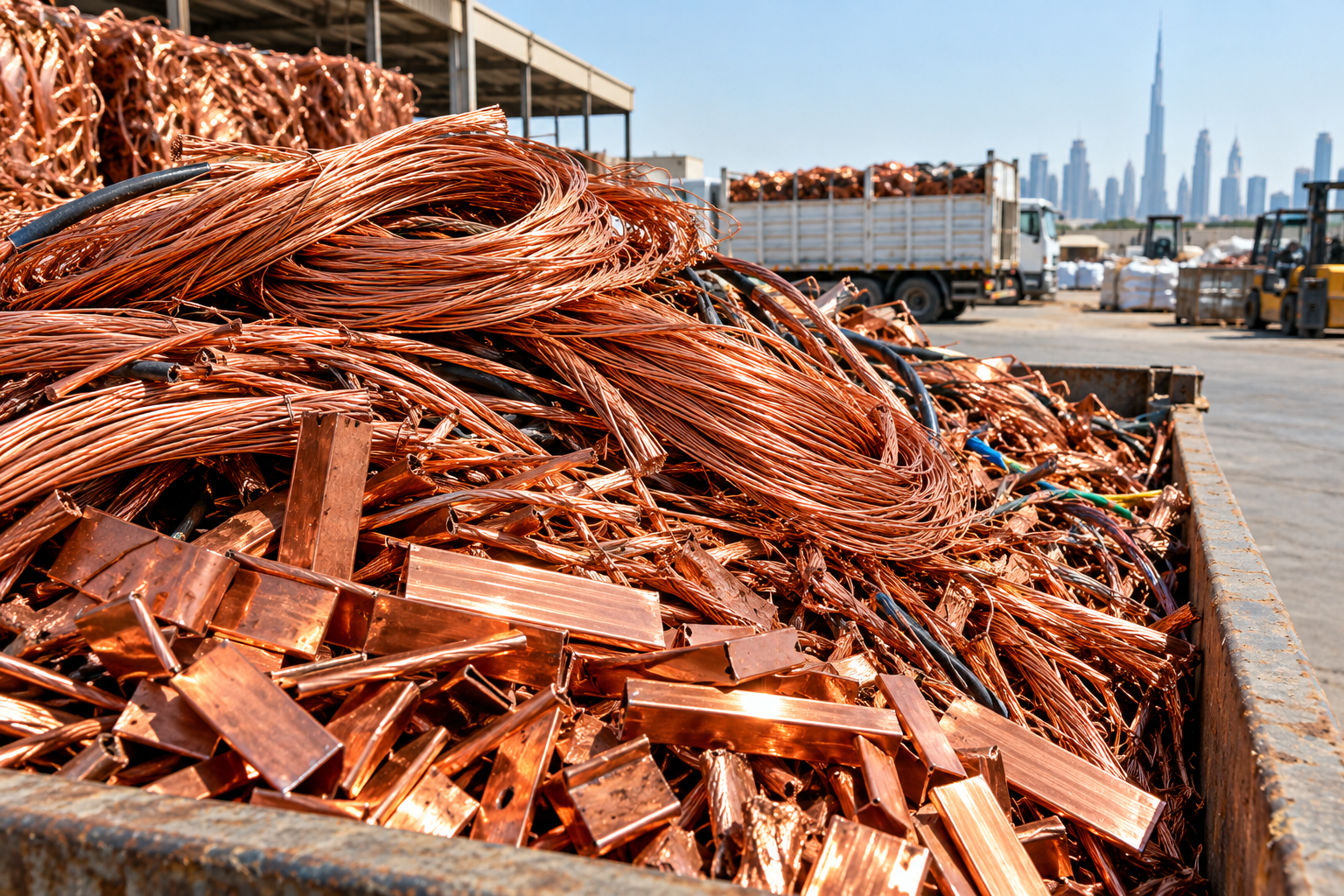 Copper scrap buyer in Dubai